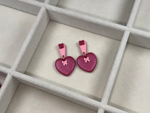 Load image into Gallery viewer, pretty in pink dangles
