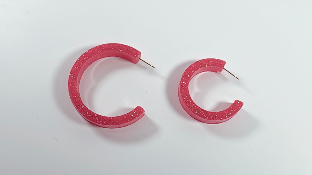 Summer Sparkle Hoops