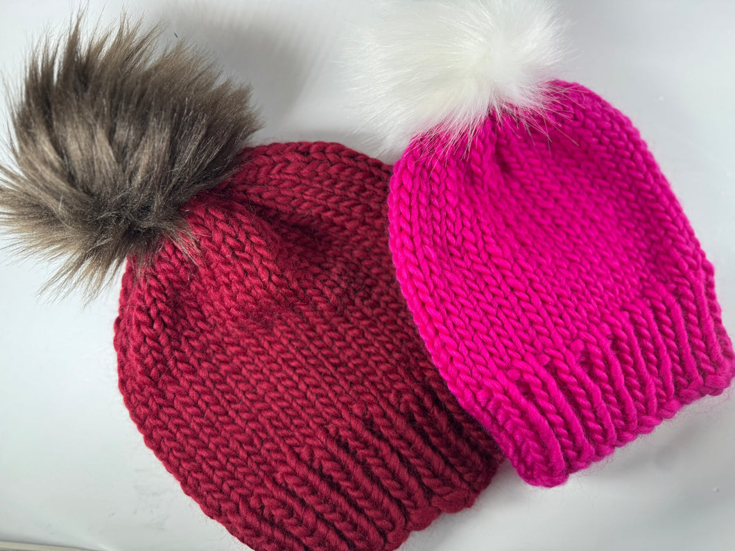 mama + mini knit hats